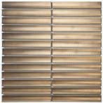 Wand Mozaïek Tegels Kitkat Factory Keramiek Bronze - Matj.., Nieuw, Ophalen of Verzenden, 20 tot 40 cm, 10 m² of meer