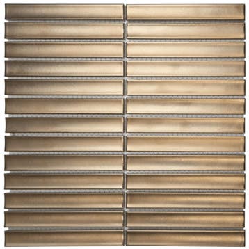 Wand Mozaïek Tegels Kitkat Factory Keramiek Bronze - Matj.., Nieuw, Ophalen of Verzenden, 20 tot 40 cm, 10 m² of meer