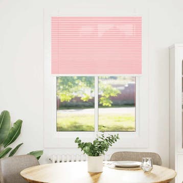 vidaXL Plissé rolgordijn 90x150 cm stofbreedte 89,4 cm, Huis en Inrichting, Verzenden, Nieuw, Roze