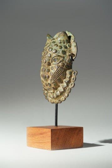 Een bronzen masker - Benin - Nigeria
