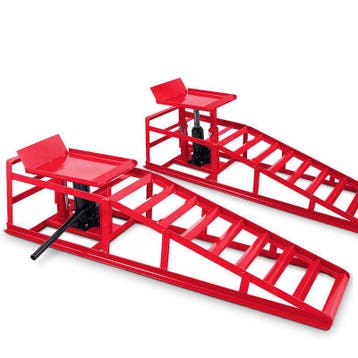 2 Opritten - Met krik - Rood, Verzenden, Nieuw