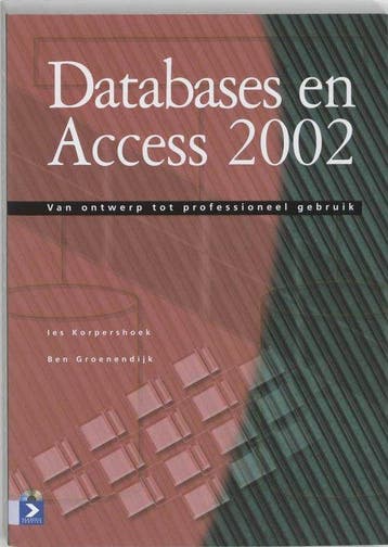 Databases En Access 2002 + Cd - Korpershoek, Verzenden, Gelezen