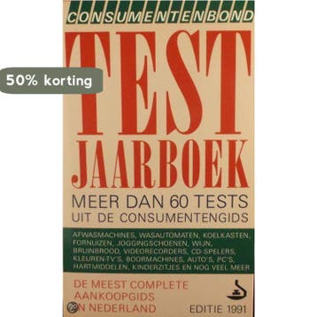 Consumenten testjaarboek 1991 - De Consumentenbond, Boeken, Verzenden, Gelezen, De Consumentenbond