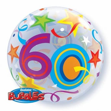 Helium ballon rond 60 jaar - Folie Ballonnen, Verzenden, Nieuw