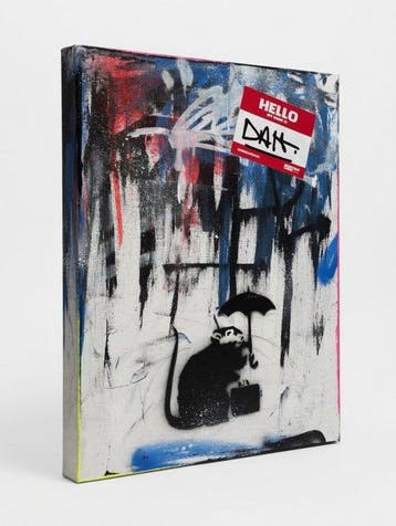DALT (1986) - Street Rain - ÉDITION UNIQUE 1/1 - Toile