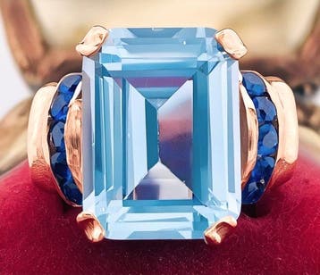 Zonder minimumprijs - Ring - 9 kt. Roségoud, Zilver, Nieuw