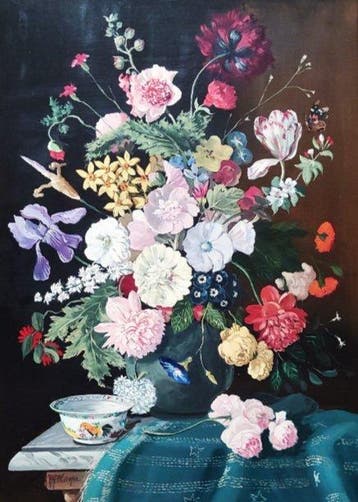 R.H. Oldeman (1901-1982) - Bloemstilleven