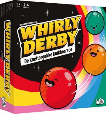 Whirly Derby - Knikker Racespel (NL) | Big Potato Games -, Hobby en Vrije tijd, Verzenden, Nieuw