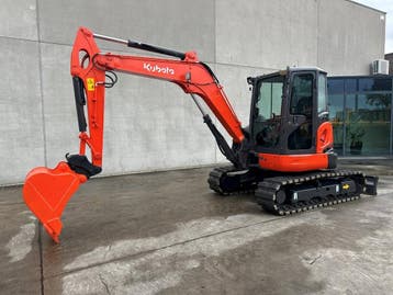 Veiling: Midigraafmachine Kubota KX163-5 Diesel 2017, Ophalen, Graafmachine