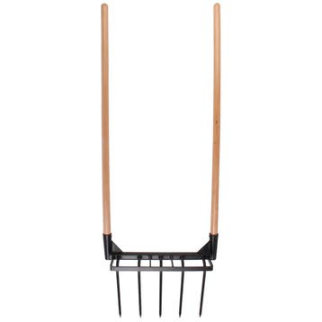 Talen Tools Compost Vork met Opstapje - Ideaal voor Bodem..., Tuin en Terras, Ophalen of Verzenden, Nieuw, Hark