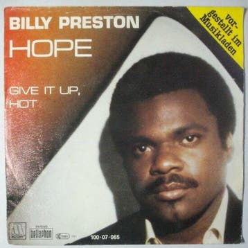 Billy Preston - Hope - Single, Verzenden, Nieuw in verpakking