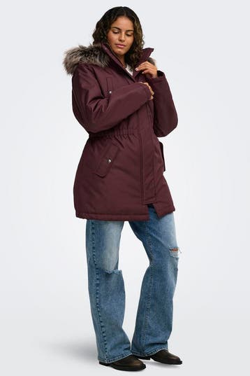 ONLY eco parka jas met bontkraag Maat:, Verzenden, Nieuw, Overige kleuren