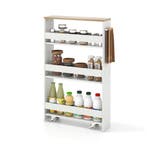 LIVSK Opbergkar - 4 Laags met Zwenkwielen - Compact en Ruimt, Verzenden, Nieuw