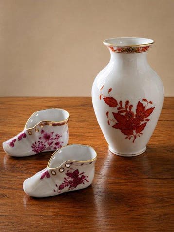 Decoratief ornament (3) - Herend - Hongarije, Antiek en Kunst