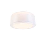 Moderne plafonnière wit 50 cm 3-lichts - Drum Duo, Huis en Inrichting, Verzenden, Nieuw, Stof, Modern