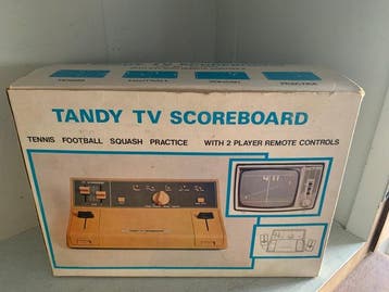 Zeldzaam  - Tandy TV Scoreboard - Vintage Pong Console met, Nieuw