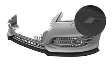 Cup spoilerlip voor Audi S3 (8P/8PA) CSL890-S, Verzenden, Nieuw