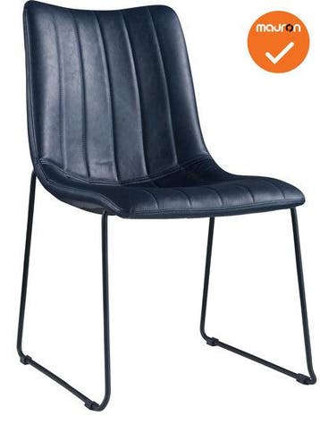 Brewster -  Vergader/Eetkamerstoel - Kunstleder Zwart, Vergader- of Presentatieruimte, Ophalen of Verzenden, Nieuw zonder verpakking