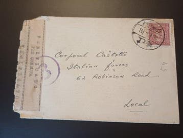China - Zeldzame China-envelop 1940 verzonden naar een, Gestempeld