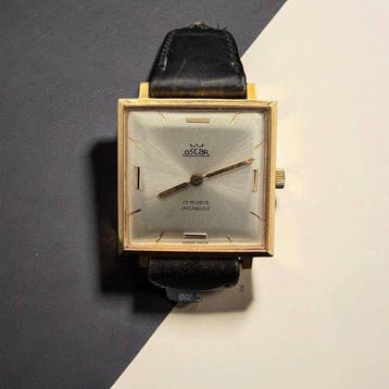 Oscar - Vintage Square Dress Watch - Zonder minimumprijs -, Sieraden, Tassen en Uiterlijk, Horloges | Heren, Nieuw