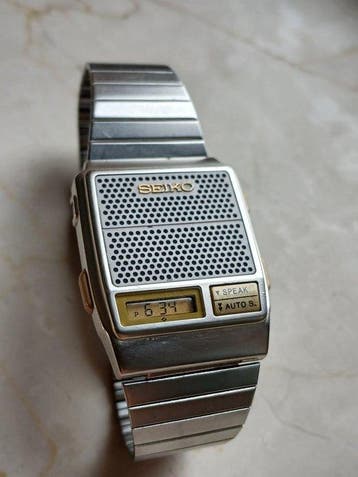Seiko A966 Talking Watch,Rarissimo vintage 80 - Zonder