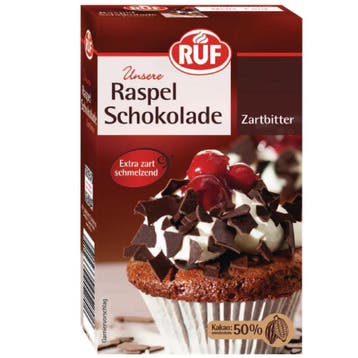 RUF Chocoladevlokken Puur 100g, Verzenden, Nieuw