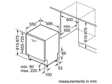 Bosch Smv4eax23g - Inbouw vaatwasser - 60 cm - 13 couverts -, Verzenden, Zo goed als nieuw
