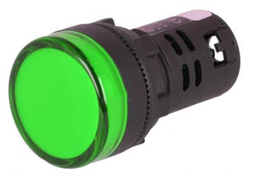 Controlelampje - LED indicator - 230V - 22mm - Groen, Ophalen of Verzenden, Nieuw, Schakelaar