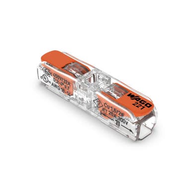 Wago verbindingsklem 1-VOUDIG 0,2-4 MM² - Doorvoerconnector, Ophalen of Verzenden, Nieuw, Overige typen