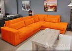 Hoekbank Ijsselstein - hoekbanken - Oranje, Nieuw, 150 cm of meer, Stof, 250 tot 300 cm