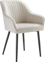 4x Eetkamerstoel – kuipstoel - keukenstoelen - fluwelen, Verzenden, Nieuw