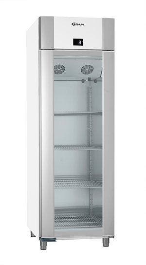 Wit/RVS koelkast met enkele glazen deur | 2/1 GN | 610 Liter, Zakelijke goederen, Horeca | Keukenapparatuur, Verzenden