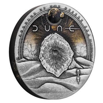 DUNE 2 oz Zilveren Antiek Gekleurde Munt 2026, Verzenden, Zilver