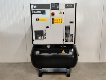 Schroefcompressor met koeldroger – 270L | 7,5 kW |, Zakelijke goederen, Machines en Bouw | Pompen en Compressoren