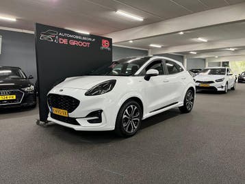 Zakelijke Lease |  Ford Puma 1.0 EcoBoost ST-Line / NL auto, Automaat, Stof, Overige brandstoffen, Wit
