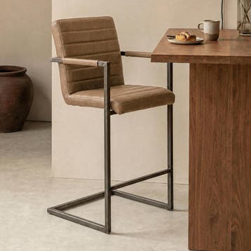 *WOONWINKEL* Tower Living Rocca Stoere Barstoel Industrieel, Verzenden, Nieuw