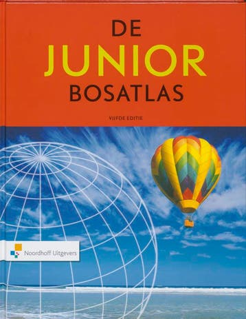 Junior Bosatlas 5Dr 9789001713003, Zo goed als nieuw