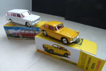Dinky Toys Atlas 1:43 - Modelauto (2) - Honda S800 et Simca, Nieuw