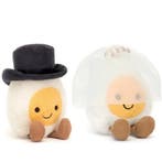 Capibara knuffel sleutelhanger set bruid en bruidegom, Verzenden, Nieuw, Feestartikel, Geboorte of Huwelijk