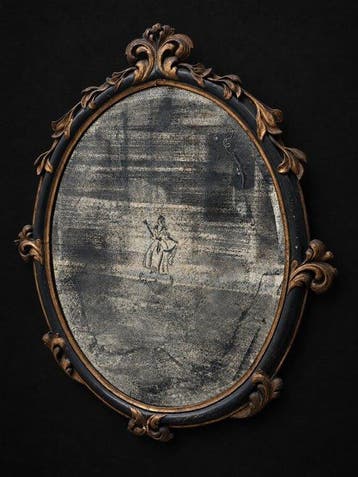 Wandspiegel - Hout, Glas