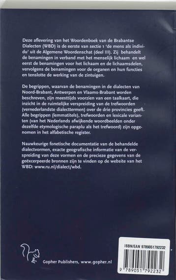 Woordenboek van de Brabantse Dialecten III 9789051792232, Verzenden, Zo goed als nieuw, Piet Vos