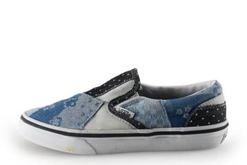 Vans Instappers Jongens in maat 33 Blauw, Kinderen en Baby's, Jongen of Meisje, Schoenen, Zo goed als nieuw, Vans