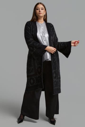 Mat fashion vest harig zilver brei Maat:, Verzenden, Nieuw, Overige kleuren