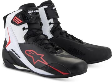 Alpinestars Faster-4 Zwart Wit Rood Motorschoenen, Nieuw met kaartje, Alpinestars, Laarzen, Heren