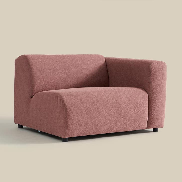 *WOONWINKEL* 1,5 Zits Arm Rechts - Terracotta Roze Pixie 55, Huis en Inrichting, Banken | Bankstellen, Nieuw, Verzenden