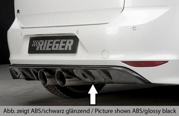 Rieger diffuser | geschikt voor VW Golf 7 VII R 2013-2017 |, Auto-onderdelen, Carrosserie en Plaatwerk, Verzenden, Nieuw, Volkswagen