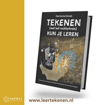 Tekenen (met het rechterbrein) kun je leren - Marianne Snoek, Boeken, Verzenden, Zo goed als nieuw, Marianne Snoek