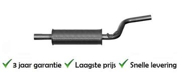 Uitlaat, Middendemper Volkswagen Caddy III 2.0 SDi, Auto-onderdelen, Verzenden, Nieuw