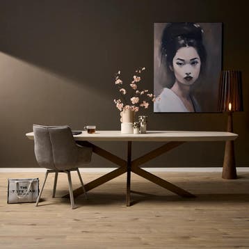 Eettafel Madison Sand | 240 cm | Deens Ovaal | Starfurn, Ophalen of Verzenden, Nieuw
