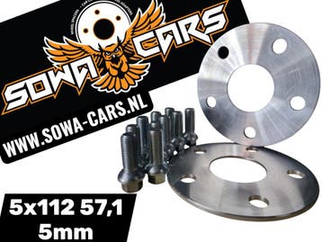 Spoorverbreders VW Golf 8 Spacers 5x112 5mm, Verzenden, Nieuw